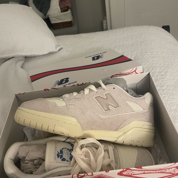 New Balance Shoes - Men’s 6.5 New Balance x Aime Leon Dore 550 ‘Grey Suede’